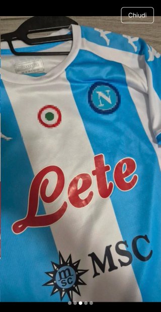 Maglia Calcio Napoli Kappa Lete MSC