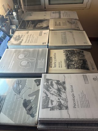 Todos los libros de 1ro de Psicología de la Uned