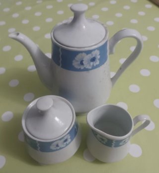 Juego de Café Completo - Porcelana Fina Vintage
