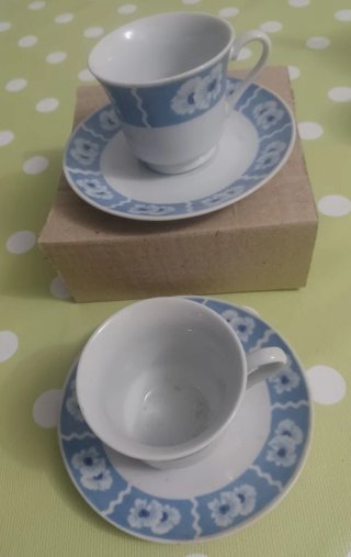 Juego de Café Completo - Porcelana Fina Vintage