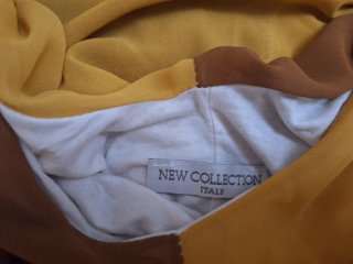 Vestito lungo color block taglia unica