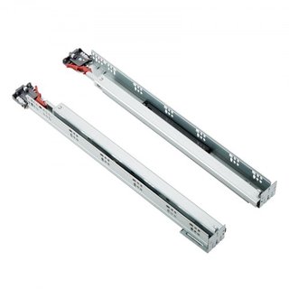 6 Pares de Rieles de Montaje Lateral para Cajones de 533.4mm, Riel de Acero de Extensión de Rodamiento de Bolas de Alta Resistencia, Guías Silenciosas de Cierre Suave para Gabinetes de Cocina con ...