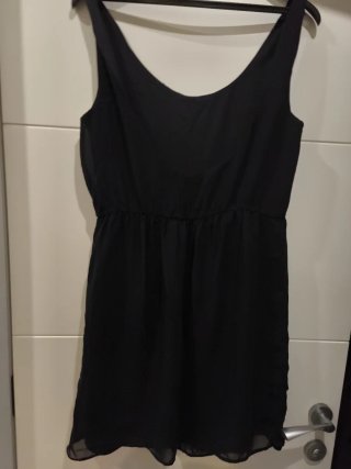 Vestido mini Zara negro