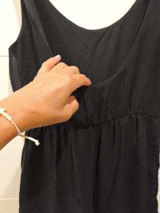 Vestido mini Zara negro