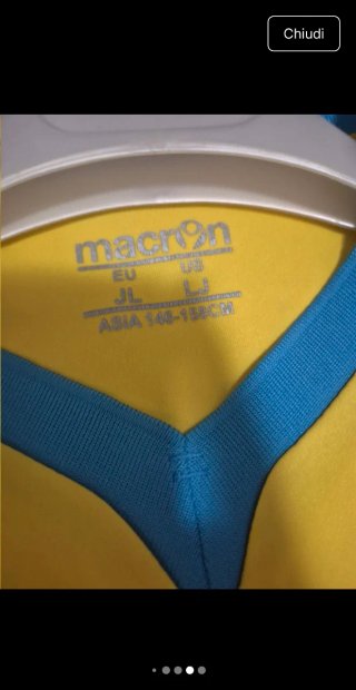 Maglia Calcio Napoli Macron Gialla