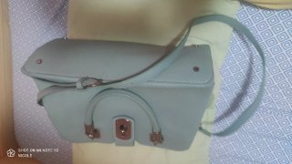 Borsa a tracolla color verde acqua