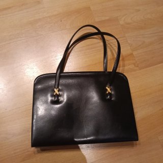 Bolso Christian Dior Vintage Negro Dorado
