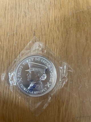 Moneda Plata 60 Euro Avión Militar