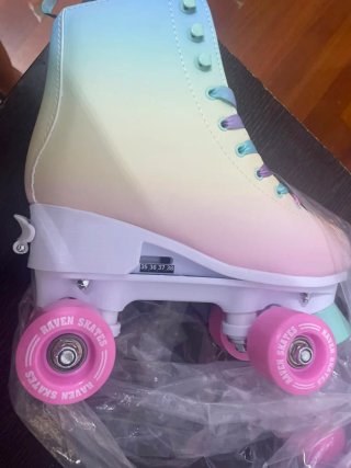 Patines Quad Deslizantes Arcoíris