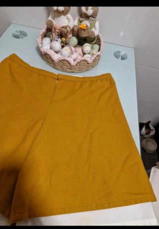 Pantalón fallero blanco y amarillo