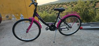 Bicicleta infantil rosa