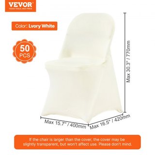 Cubiertas de Silla Plegables de Spandex Elástico, Cubierta de Silla Universal Ajustada, Fundas Protectores Removibles y Lavables, para Bodas, Vacaciones, Banquetes, Fiestas, Celebraciones, Comedor...