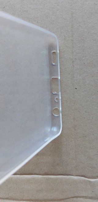Funda teléfono móvil transparente