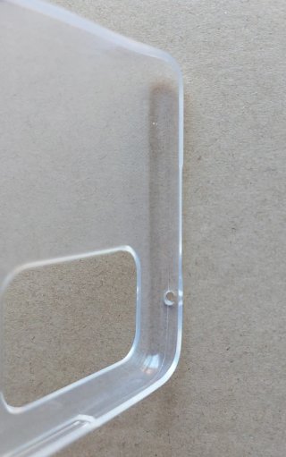 Funda teléfono móvil transparente