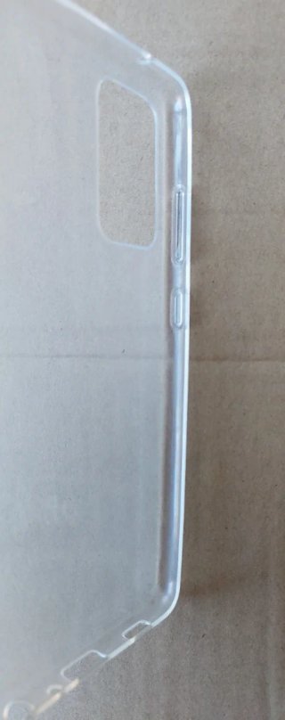 Funda teléfono móvil transparente
