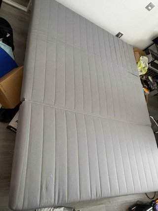 Sofá Cama Gris Tela