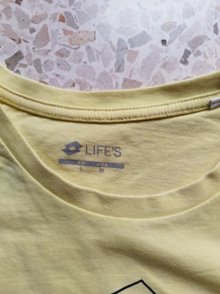 Camiseta Lotto Amarilla