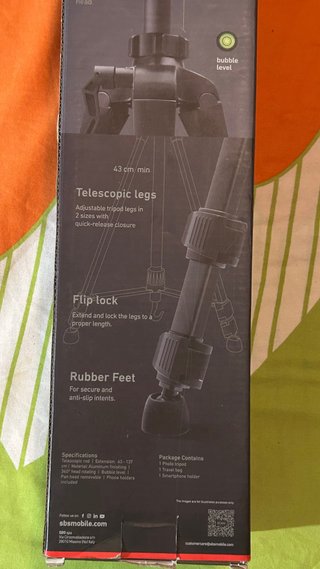 Treppiede SBS Axis per foto e video