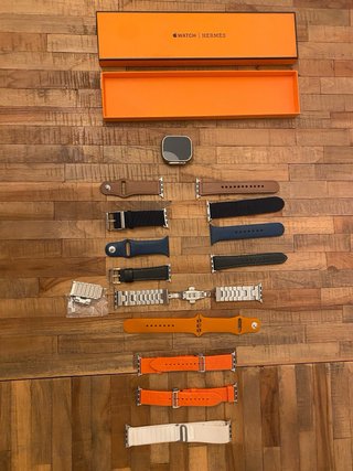 AppleWatch Ultra 1 , 7 correas tipo Hermès