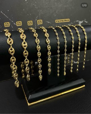 Pulseras de Oro 18k - Variedad de Diseños y Pesos