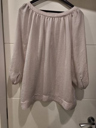 Blusa satinada H&M rosa clarito