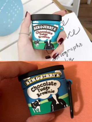Funda AirPods Pro 2 Ben & Jerry's Chocolate