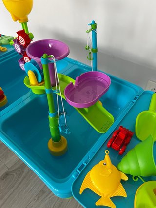 Juego de mesa agua y arena para niños