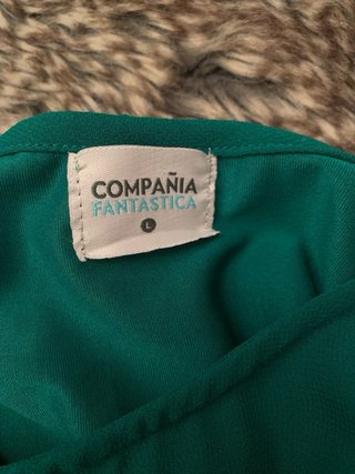 Vestido verde verano corazón tachuelas