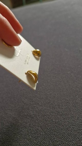 Pendientes Parfois Dorados Nuevos