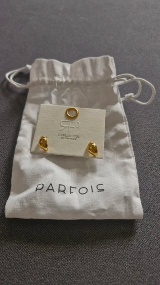 Pendientes Parfois Dorados Nuevos