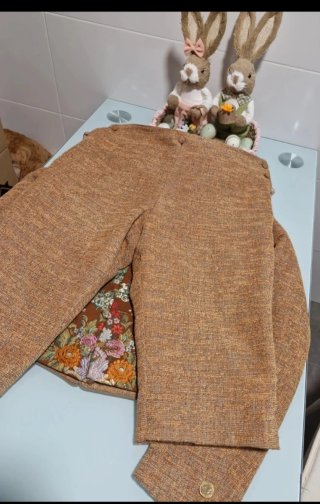 Traje de Fallero Marrón y Dorado