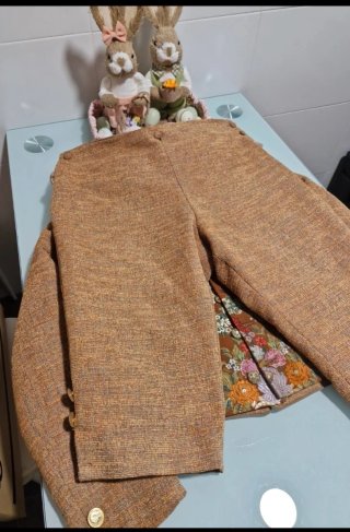 Traje de Fallero Marrón y Dorado