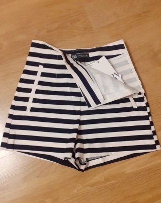 Zara Shorts Rayas Talla XS/34
