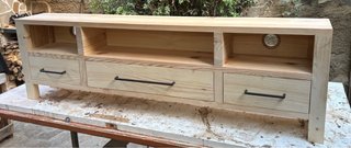 Mueble TV Madera y Metal (Nuevo)