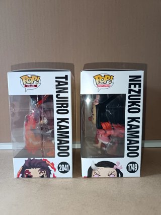 Lote 2 Figuras Funko Demon Slayer Nezuko Tanjiro