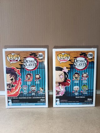 Lote 2 Figuras Funko Demon Slayer Nezuko Tanjiro