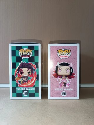 Lote 2 Figuras Funko Demon Slayer Nezuko Tanjiro
