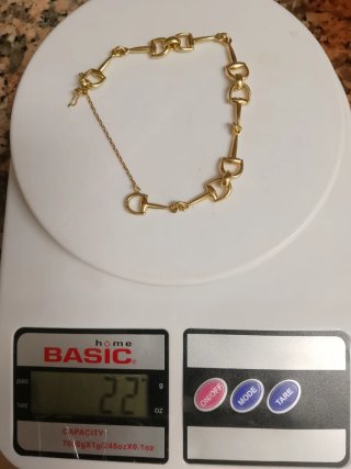 Pulsera de oro antigua