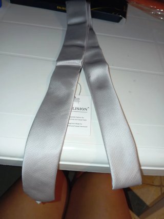 Corbata Enlision plata