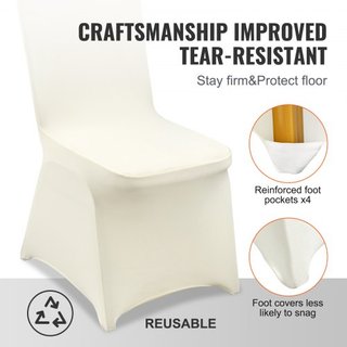 Cubiertas de Sillas Plegables de Spandex Elástico, Cubierta de Silla Ajustable Universal, Fundas Protectores Removibles y Lavables, para Bodas, Vacaciones, Banquetes, Fiestas, Celebraciones, Comed...