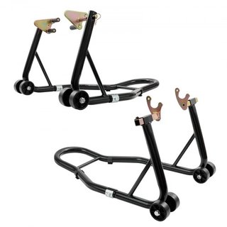 Elevador de Soporte para Motocicleta, Elevador Combinado para Rueda Delantera y Trasera de 0.39 Toneladas, Soporte de Horquilla para Rueda Delantera y Trasera, U+L Soporte de Eje, Compatible con l...