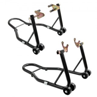 Elevador de Soporte para Motocicleta, Elevador Combinado para Rueda Delantera y Trasera de 0.39 Toneladas, Soporte de Horquilla para Rueda Delantera y Trasera, U+L Soporte de Eje, Compatible con l...