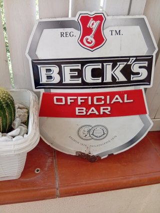 Tabella riconoscimento Beck's Official Bar