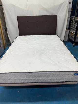Base Tapizada + Colchón Visco 150x200