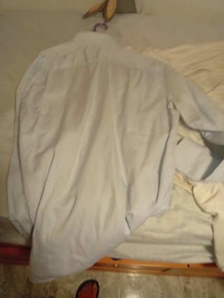 Camisa C&A Gris Talla M y azul
