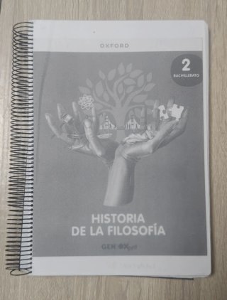 Libro Historia de la Filosofía 2° Bachillerato