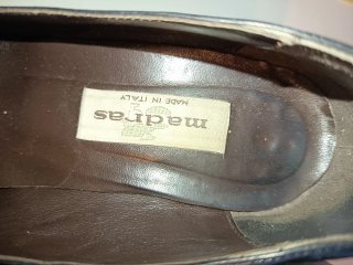 Scarpe Madras Nere con Fibbia 38 1/2