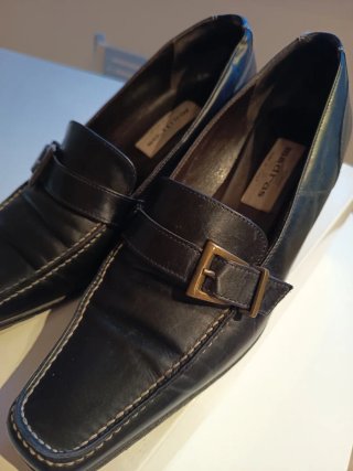 Scarpe Madras Nere con Fibbia 38 1/2