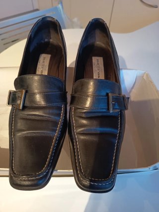 Scarpe Madras Nere con Fibbia 38 1/2