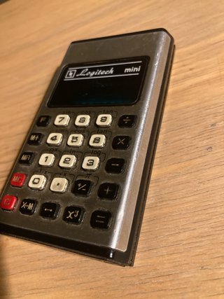 Calculadora Logitech Mini LC-80M años 70